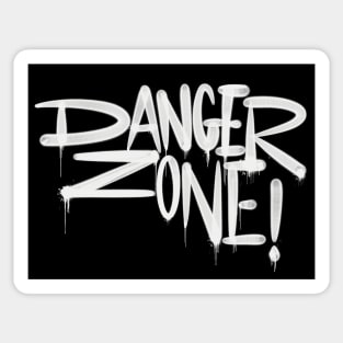 Graffiti Style Danger Zone Sticker